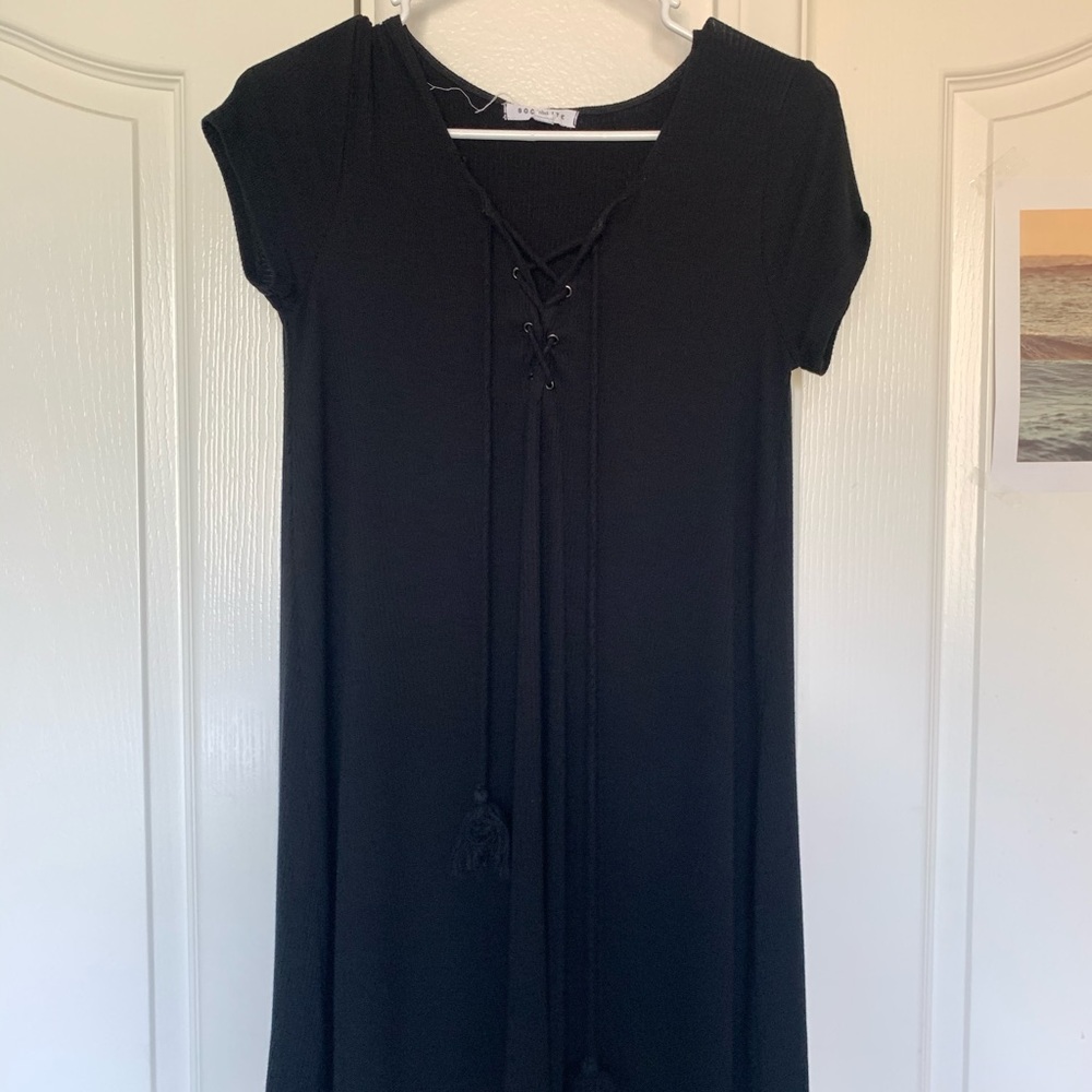 black dress